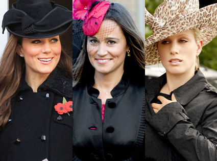 Duchess Catherine, Pippa Middleton, Zara Phillips Duchess Catherine, Pippa Middleton, Zara Phillips